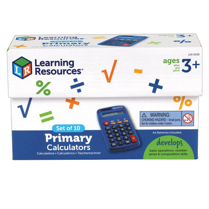 Primary Calculator, Set of 10 - Loomini