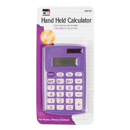 Primary Calculator Single 8 Digit Display, Pack of 6 - Loomini