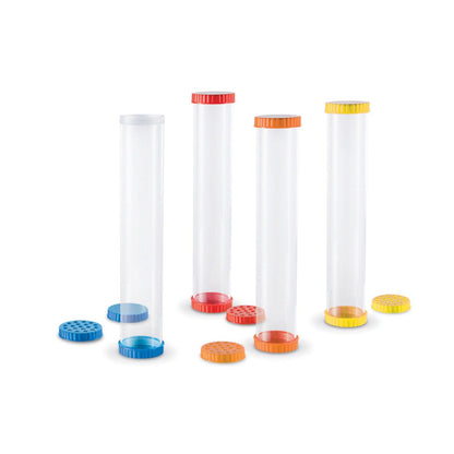 Primary Science Sensory Tubes, Set of 4 - Loomini