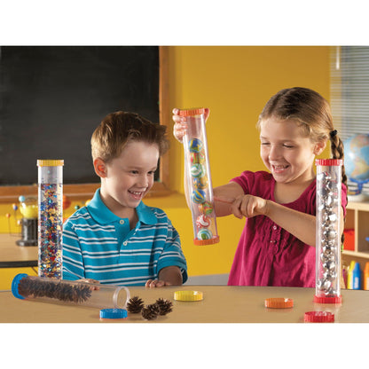 Primary Science Sensory Tubes, Set of 4 - Loomini