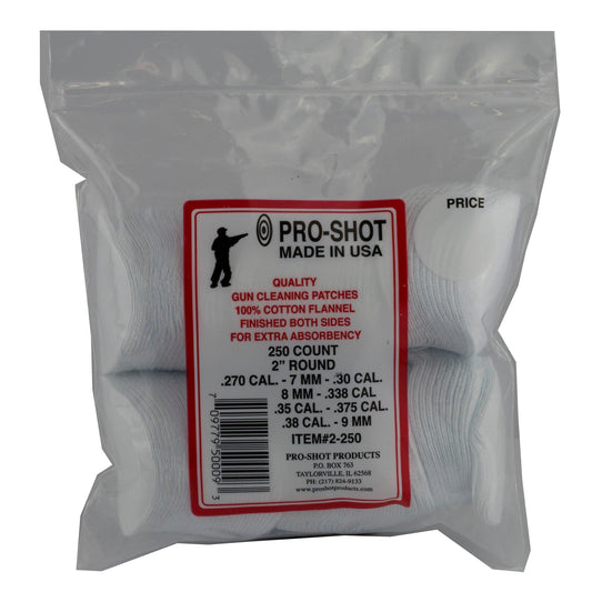 Pro-shot Patch 270-38 Cal 2" 250pk - Loomini