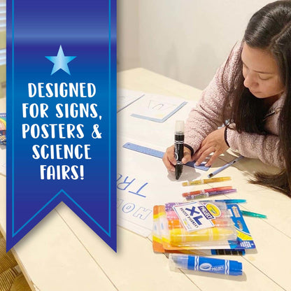 Project XL Poster Markers, Classic, 4 Per Pack, 3 Packs - Loomini