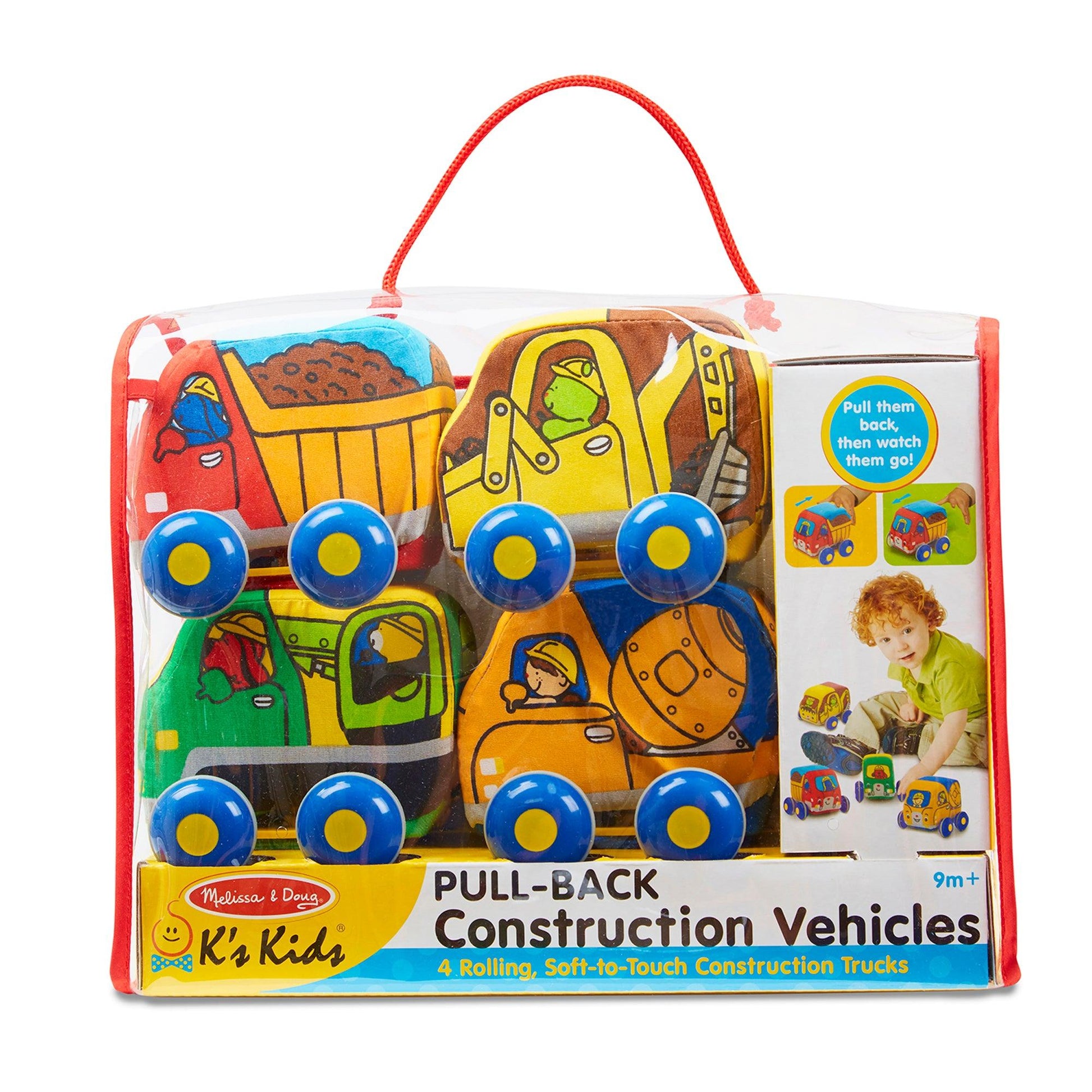 Pull Back Construction Vehicles - Loomini