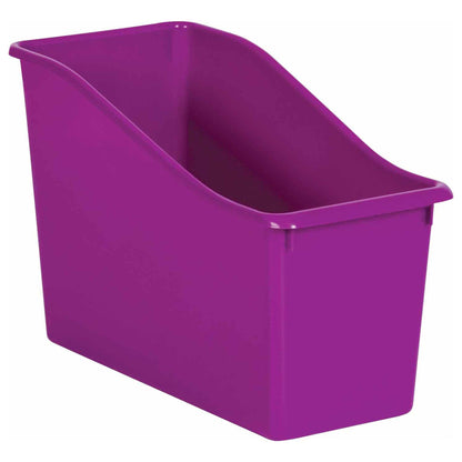 Purple Plastic Book Bin, Pack of 6 - Loomini