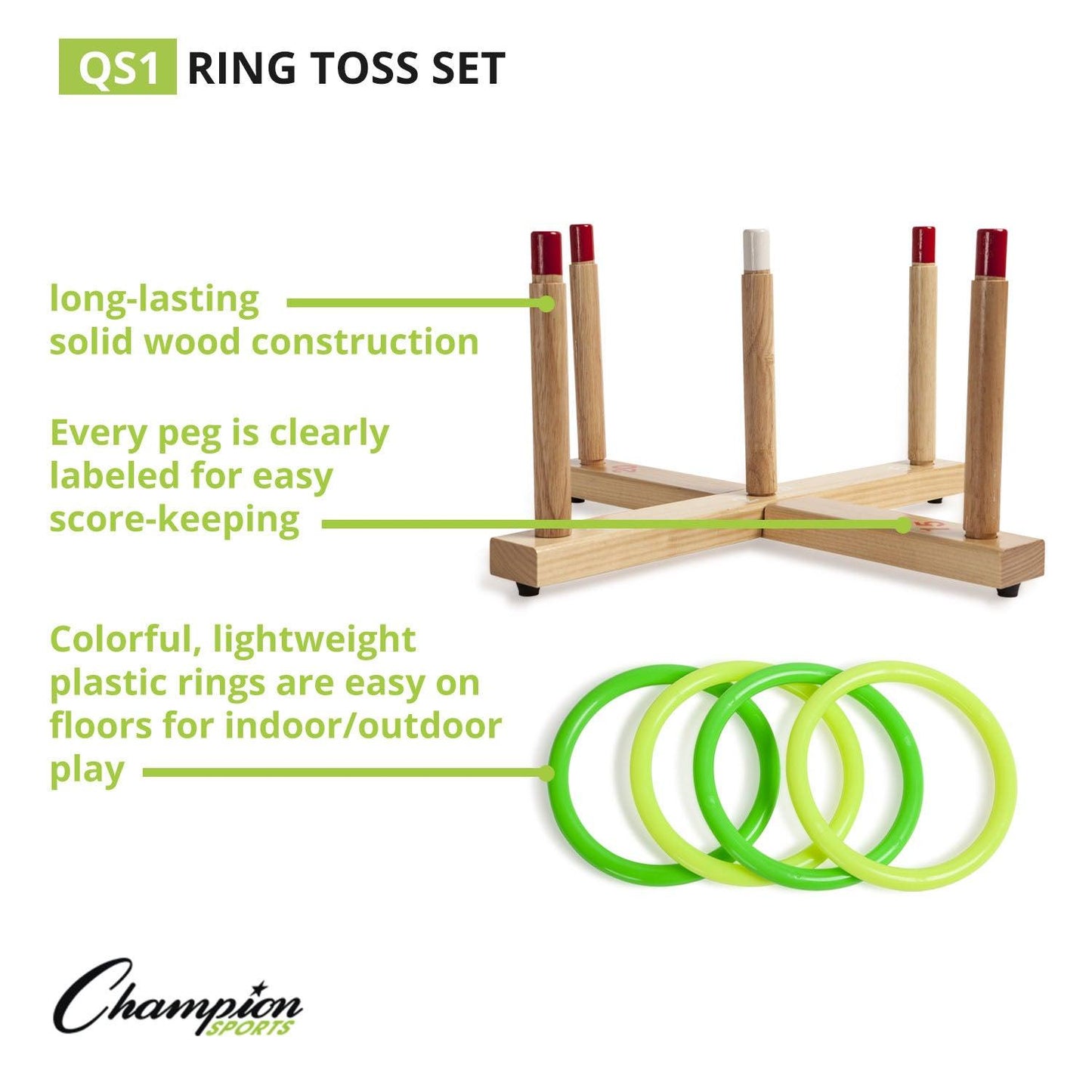 Quality Ring Toss Set - Loomini