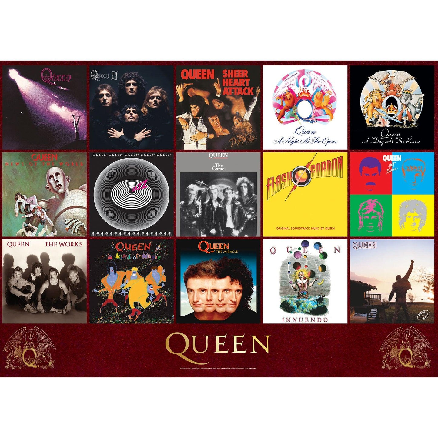 Queen "Queen Forever" 1000-Piece Puzzle - Loomini