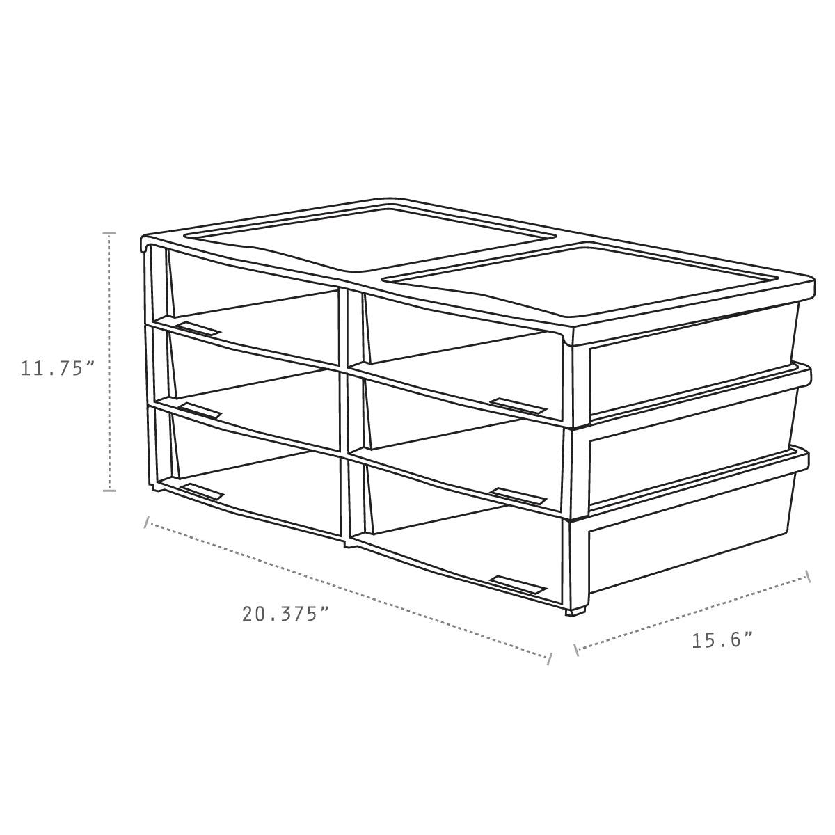 Quick Stack Literature Organizer, 6 Compartments, Classroom Colors - Loomini