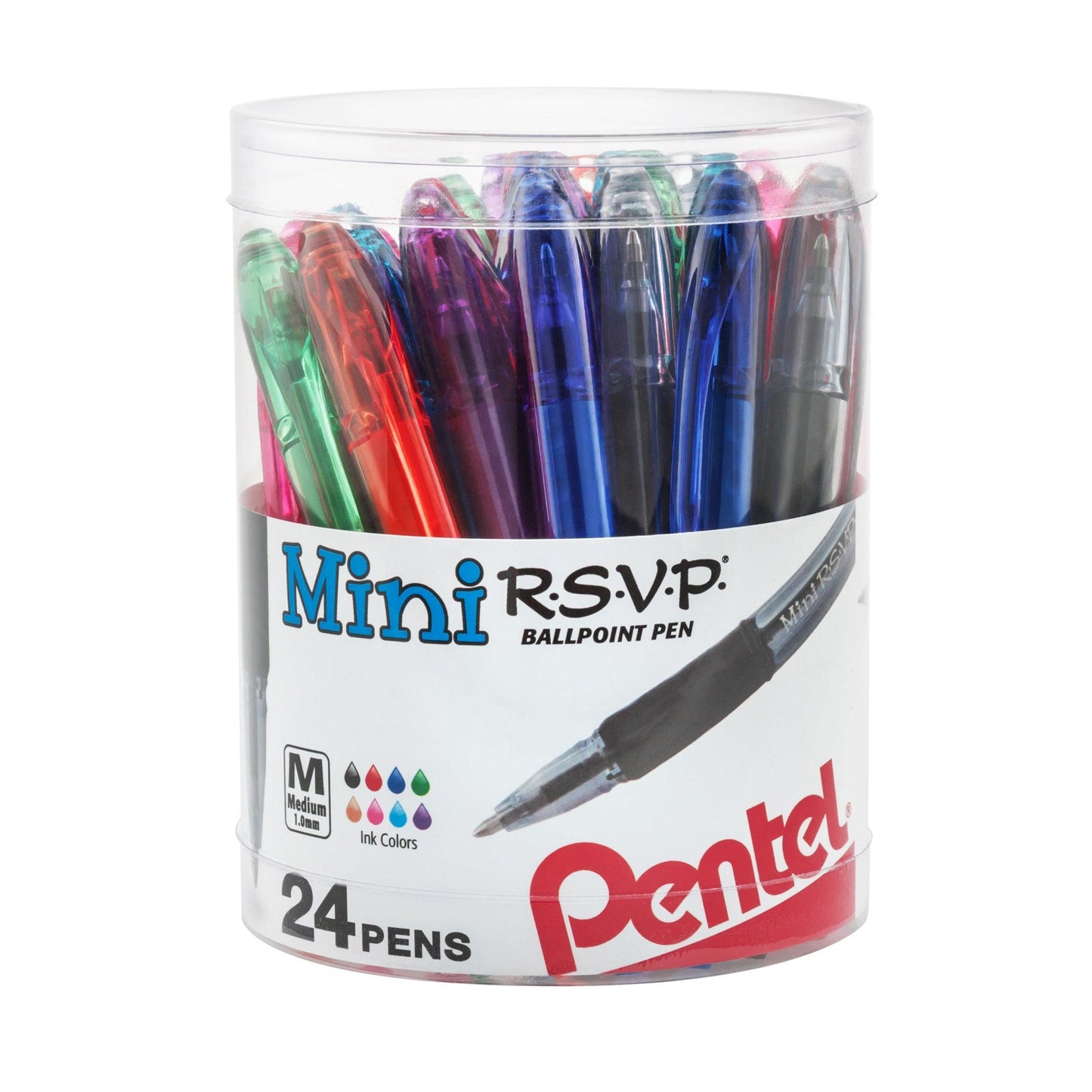 R.S.V.P.® Mini Ballpoint Pens, 24-pack - Loomini