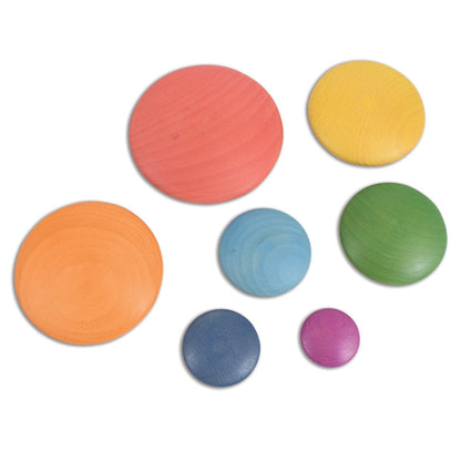 Rainbow Buttons - Set of 7 - Loomini