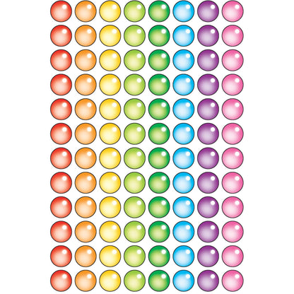 Rainbow Gel superSpots® Stickers, 800 Per Pack, 6 Packs - Loomini