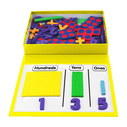 Rainbow Numbers Magnetic Numbers, 155 Pieces - Loomini