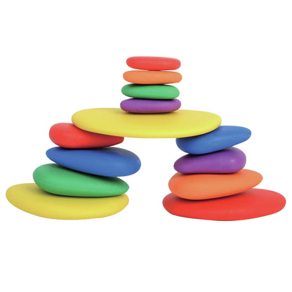 Rainbow Pebbles - Set of 36 + 40 Activities - Loomini