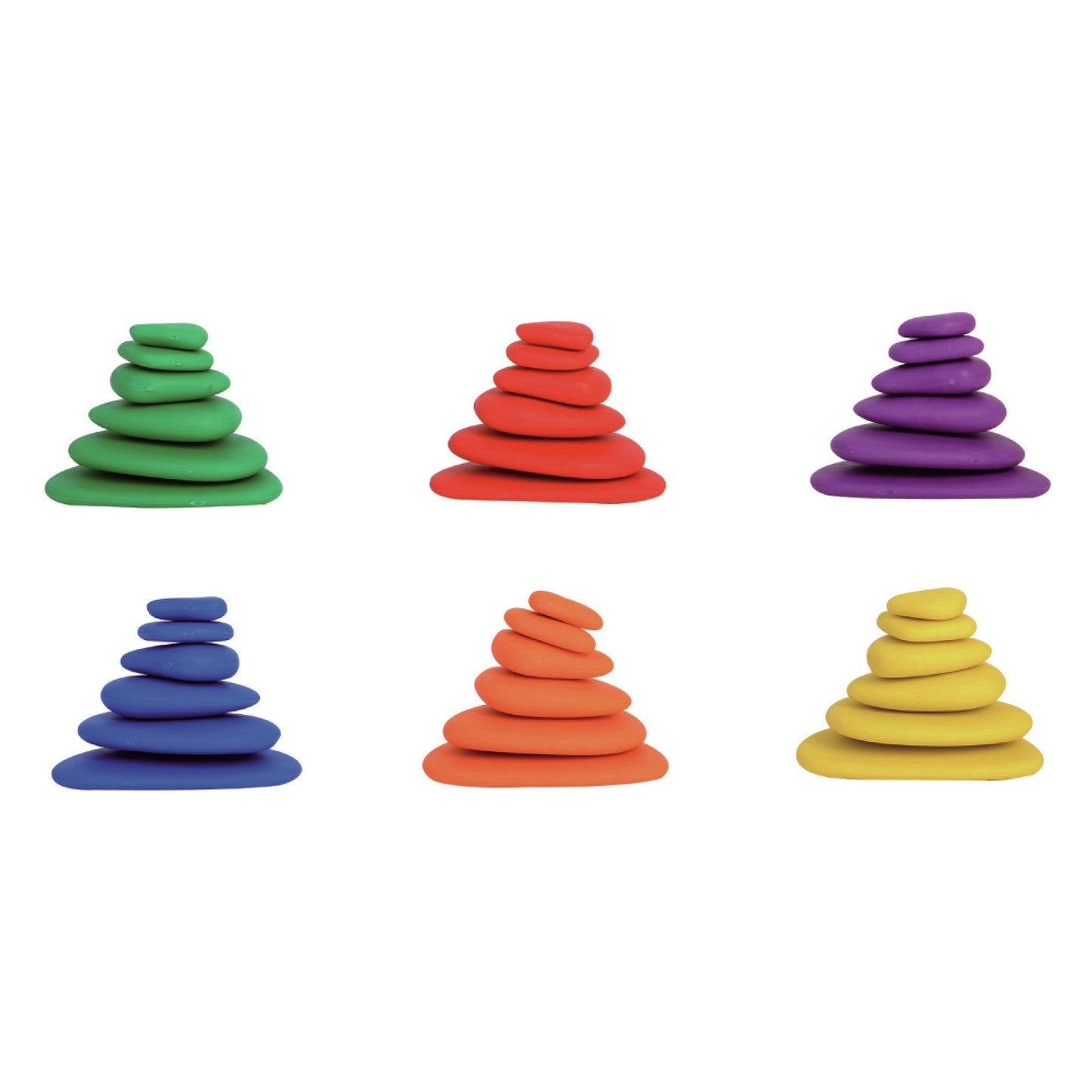 Rainbow Pebbles - Set of 36 + 40 Activities - Loomini