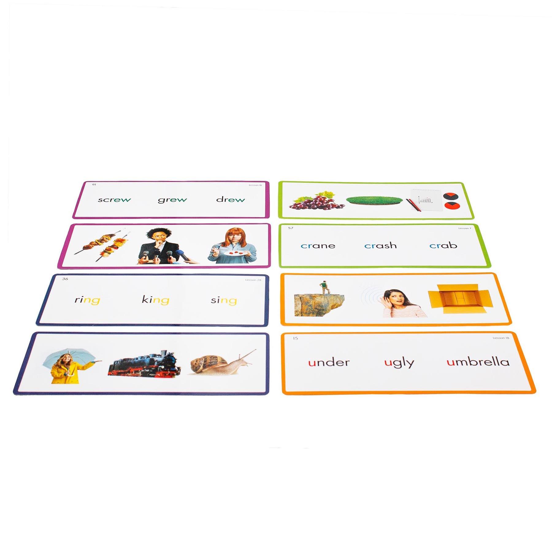 Rainbow Phonics Phonemic Awareness Sound Cards - Loomini