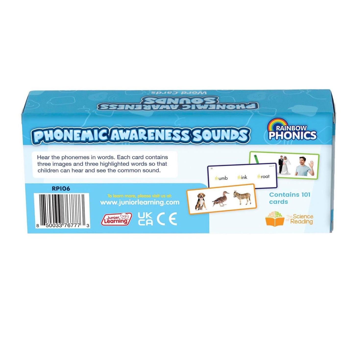 Rainbow Phonics Phonemic Awareness Sound Cards - Loomini