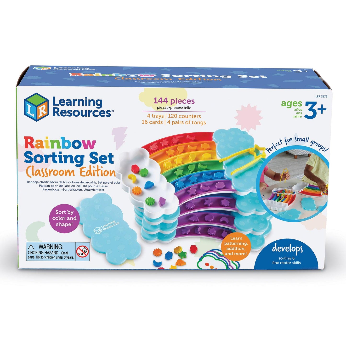 Rainbow Sorting Trays Classroom Edition - Loomini