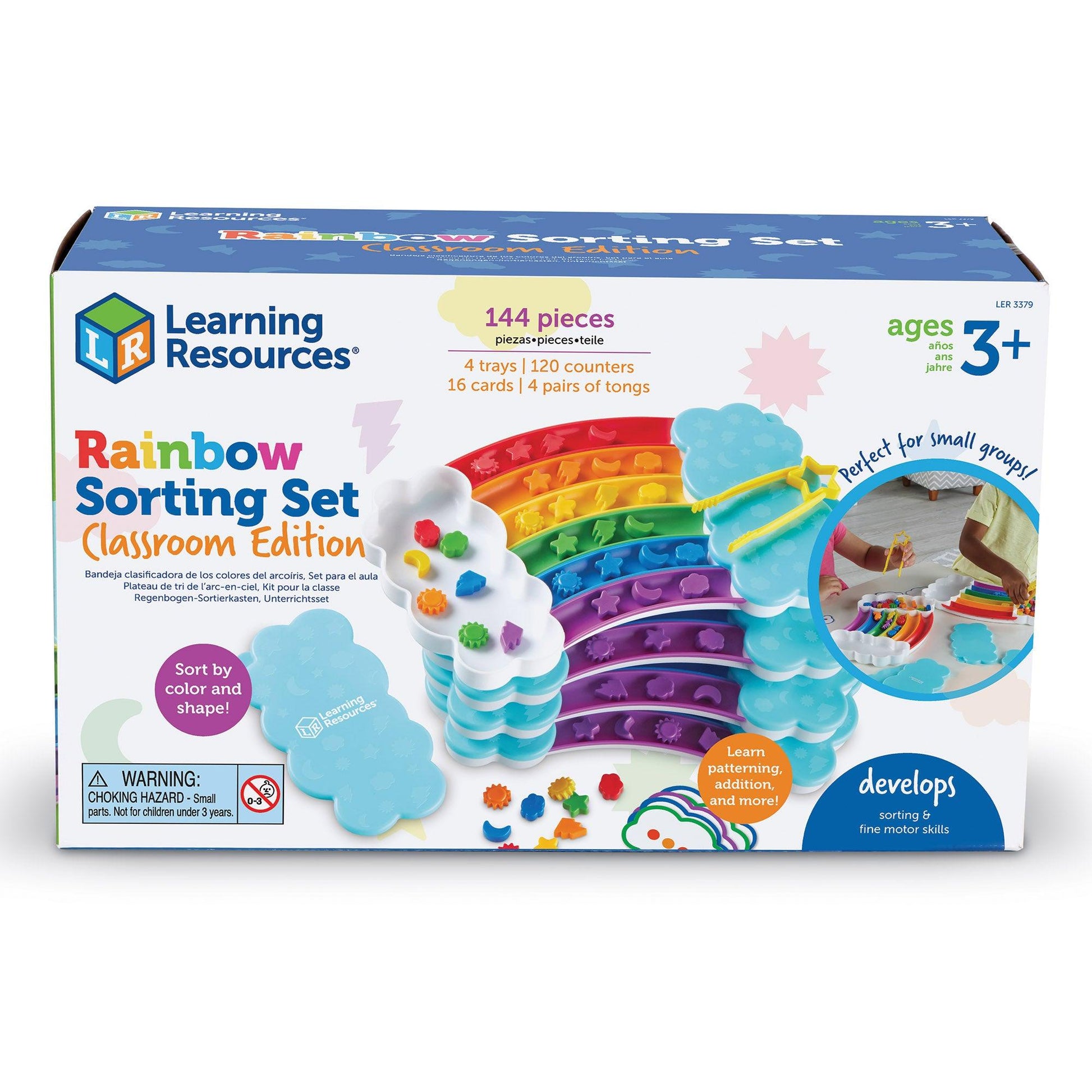 Rainbow Sorting Trays Classroom Edition - Loomini