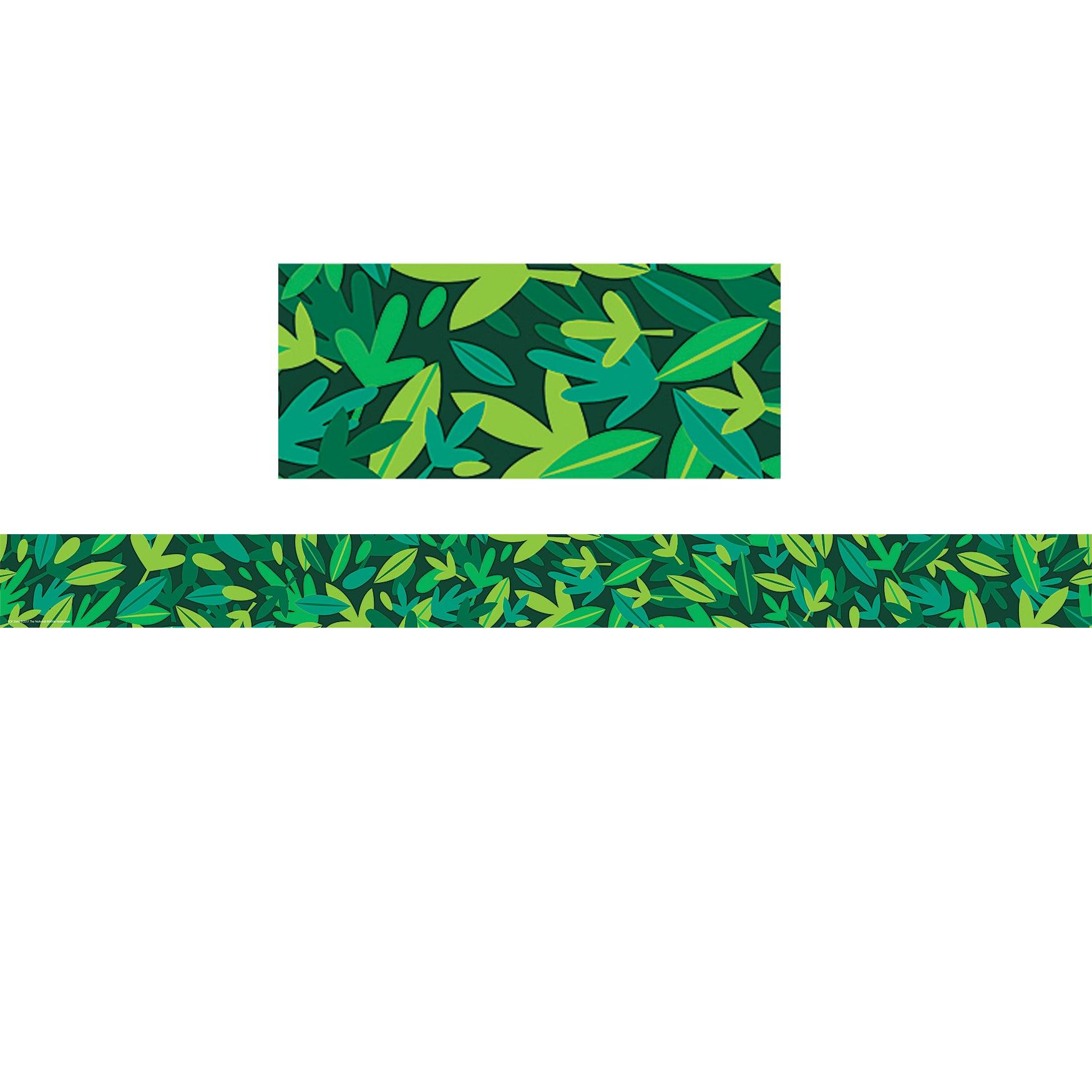 Ranger Rick® Forest Leaves Straight Border Trim, 35 Feet Per Pack, 6 Packs - Loomini