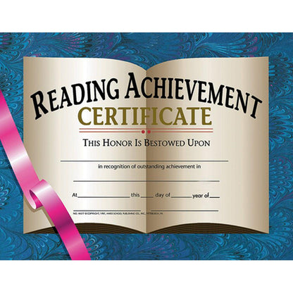 Reading Achievement Certificate, 30 Per Pack, 3 Packs - Loomini