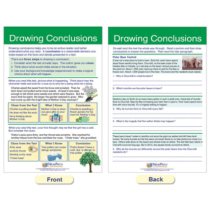 Reading Comprehension Bulletin Board Activity Chart Set - Loomini