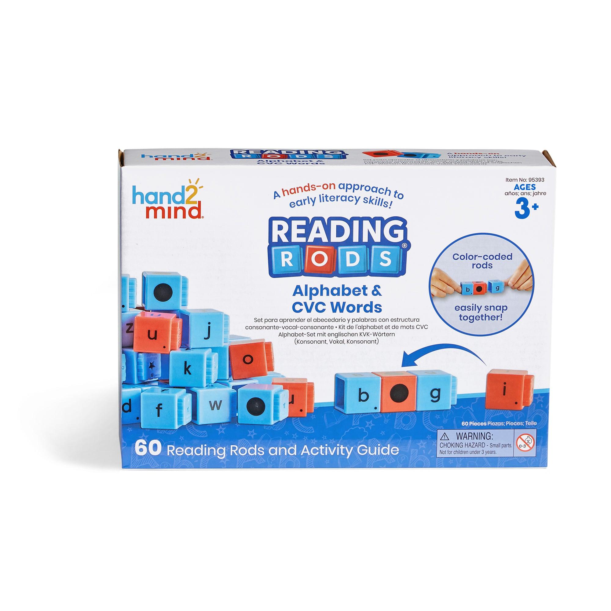 Readi Rods Reading Rods Alphabet and CVC Words Set - Loomini