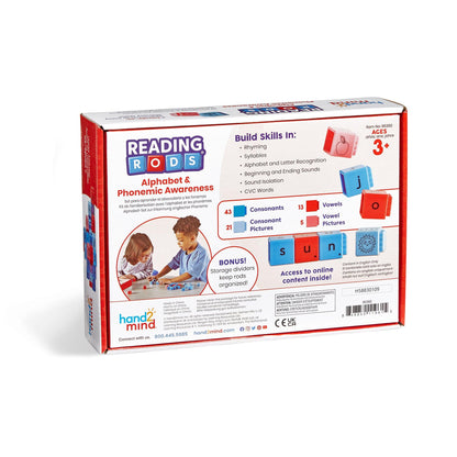 Reading Rods Alphabet & Phonemic Awareness Set - Loomini