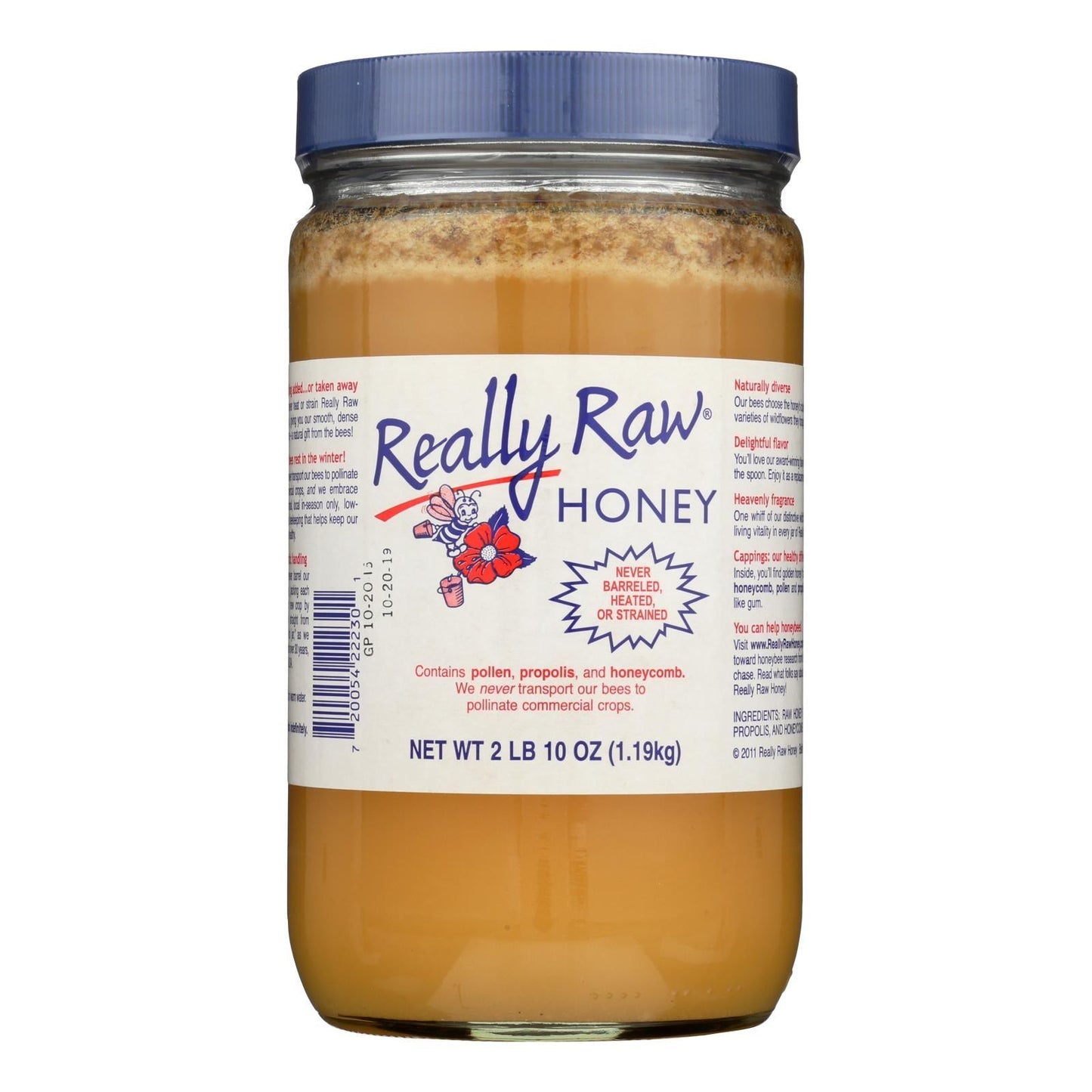 Really Raw Honey - Unheated Unstrained - 1 Each - 42 Oz. - Loomini