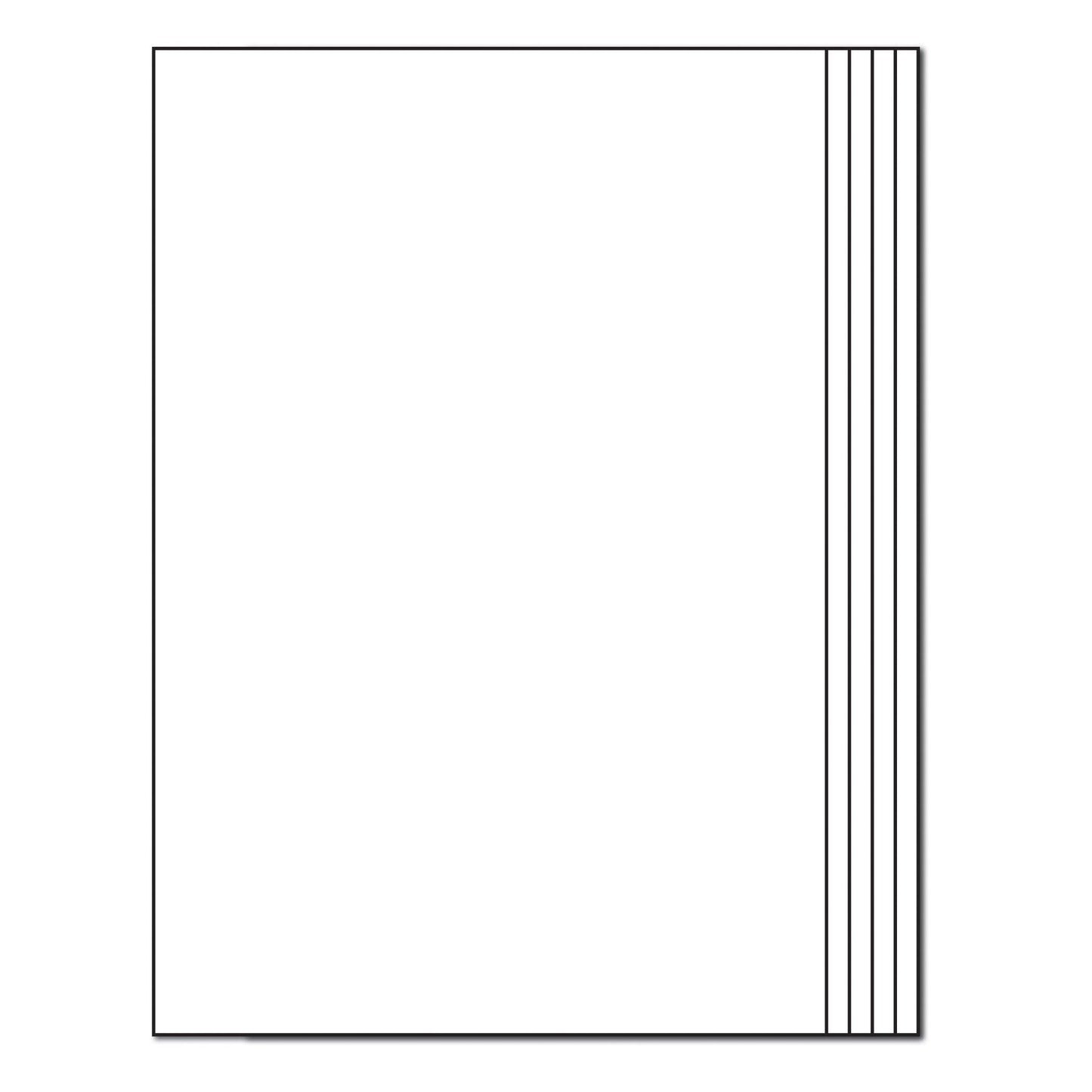 Rectangle Blank Book for Young Authors Resource Book, Grade K-3, Paperback, Pack of 12 - Loomini