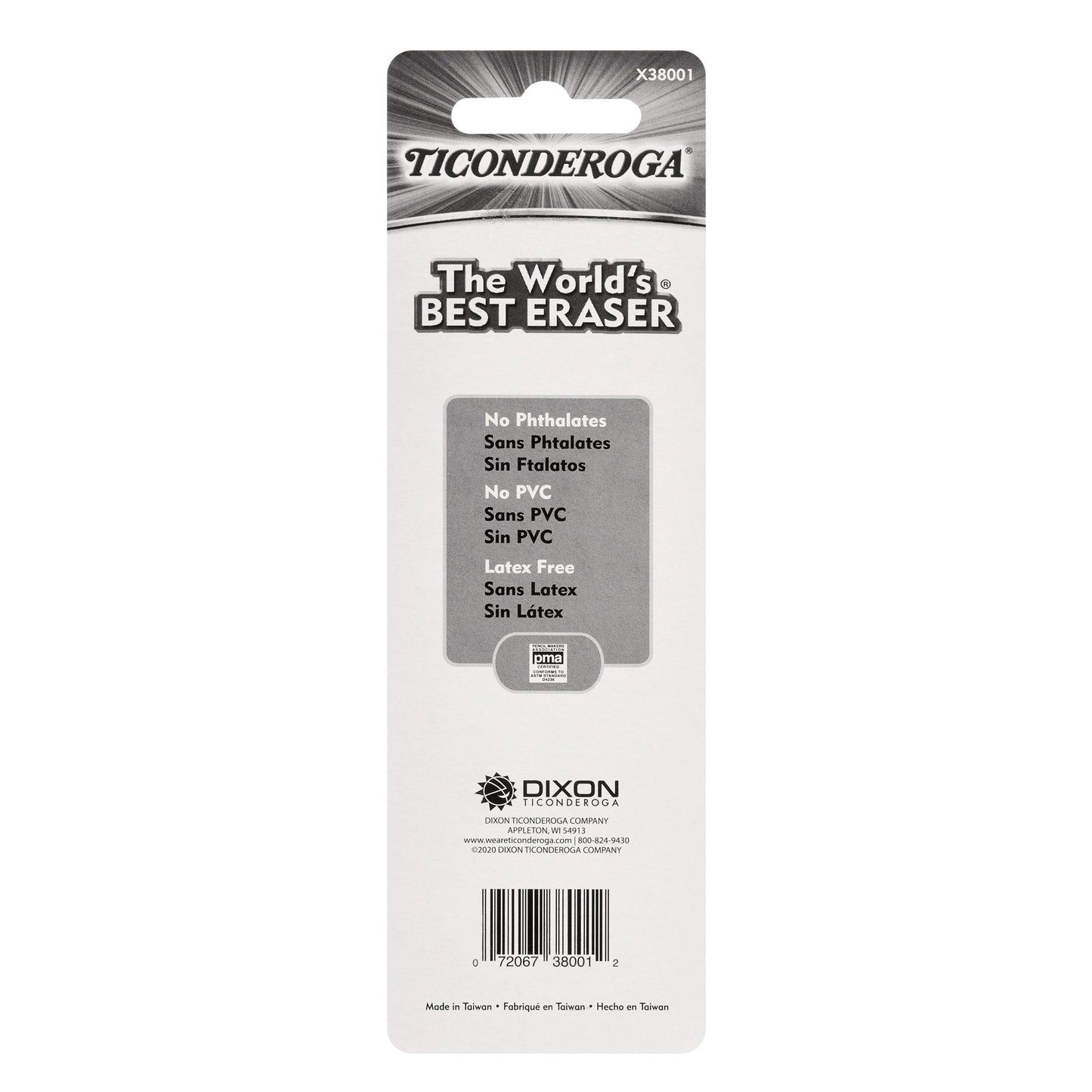 Retractable White Eraser, Pack of 12 - Loomini