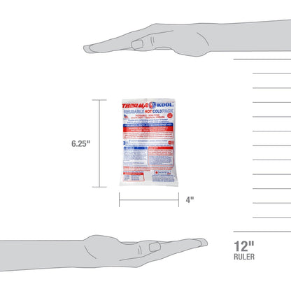 Reusable Hot/Cold Pack, 4" x 6", Pack of 12 - Loomini