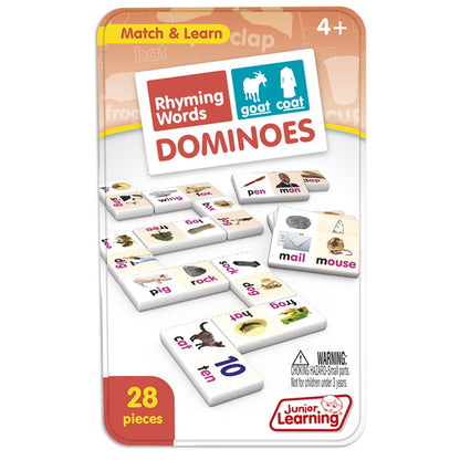 Rhyming Words Dominoes, 2 Sets - Loomini