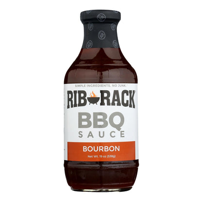 Rib Rack Bbq Sauce - Southern Bourbon - Case Of 6 - 19 Oz - Loomini