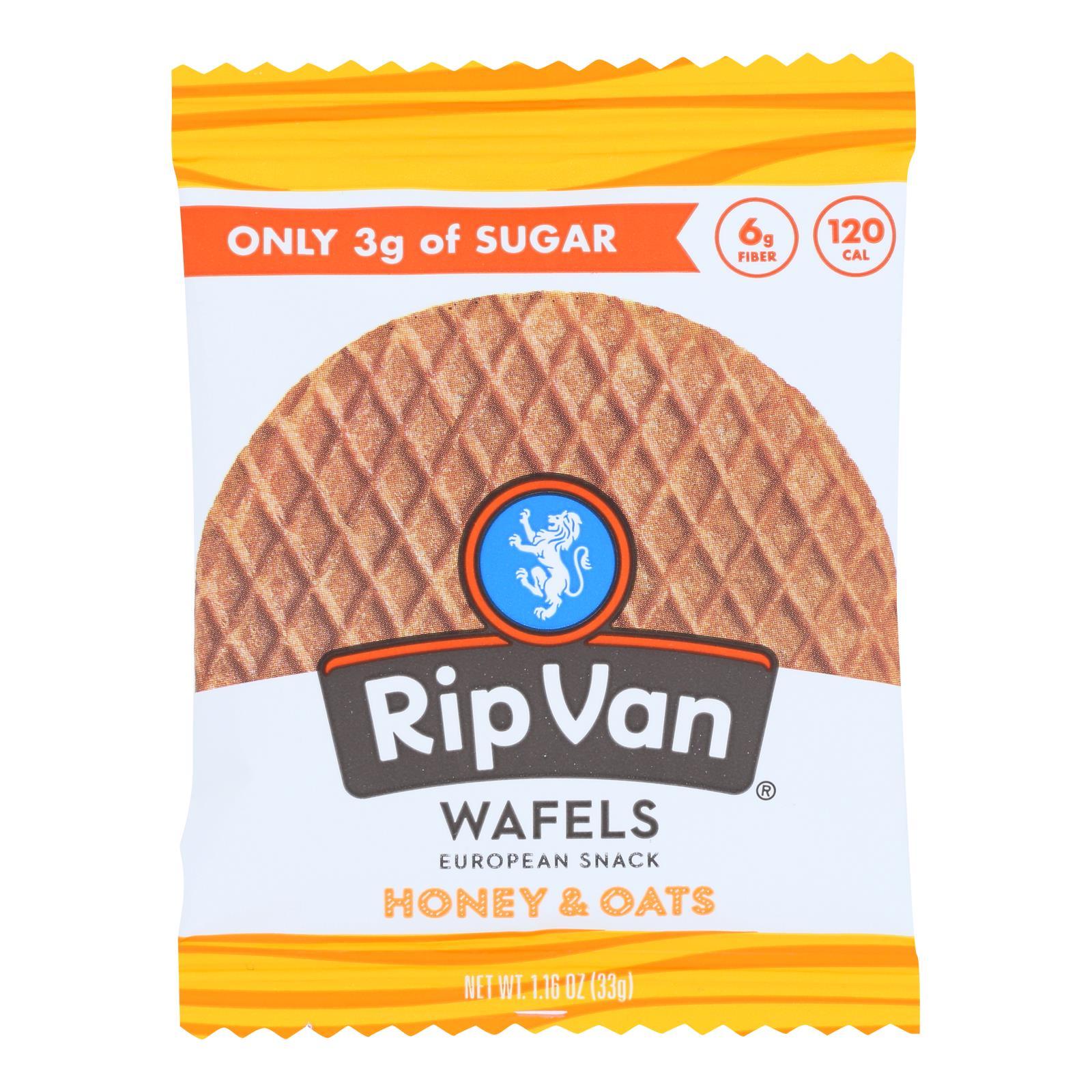 Rip Van Wafels - Wafel Honey Oats - Cs Of 12-1.16 Oz - Loomini