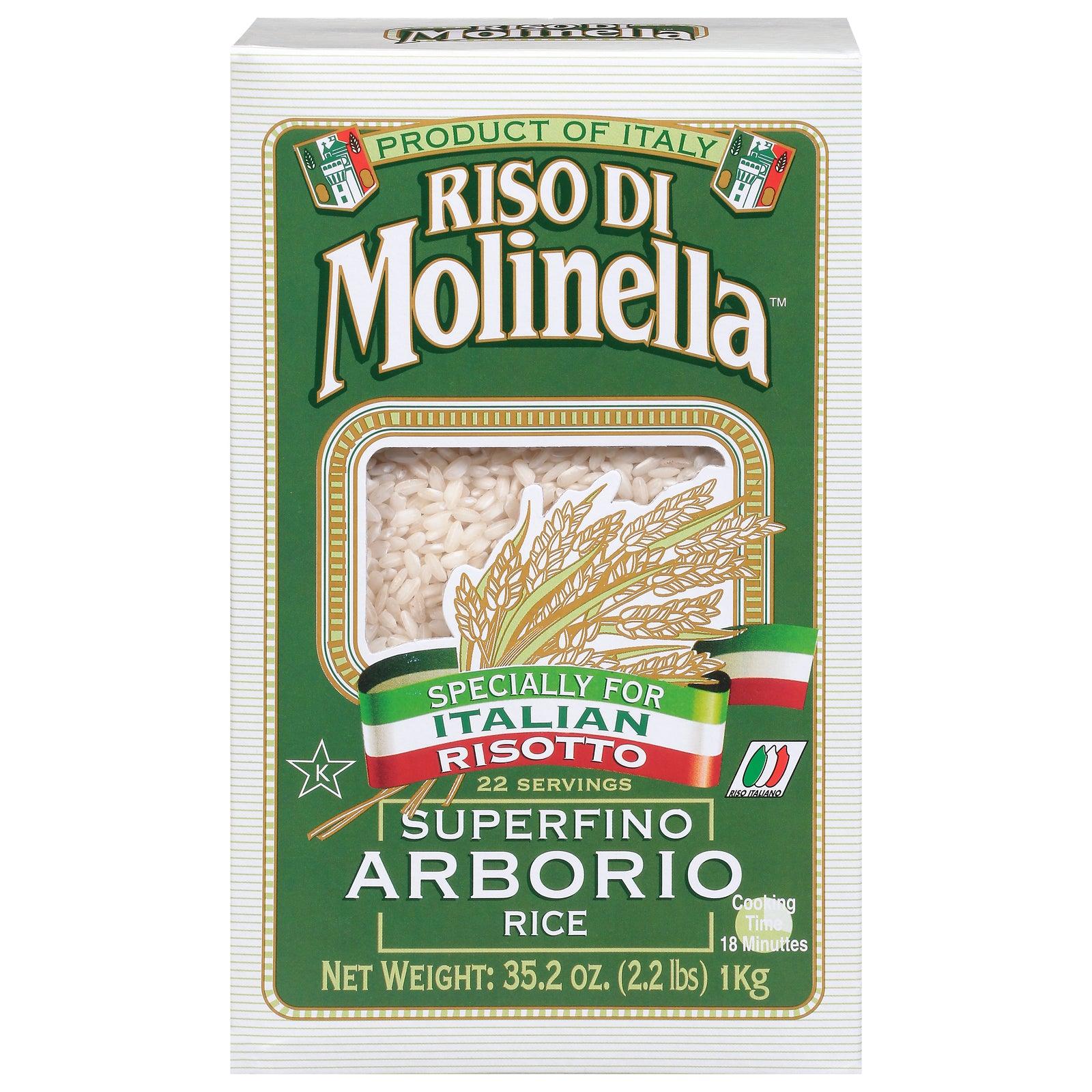 Riso Di Molinella - Rice Superfino Arborio - Case Of 10-2.2 Lb - Loomini