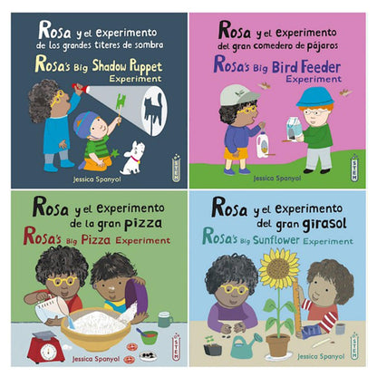 Rosa's Workshop Set 1 & 2 Bilingual Spanish/English 8-Book Set - Loomini