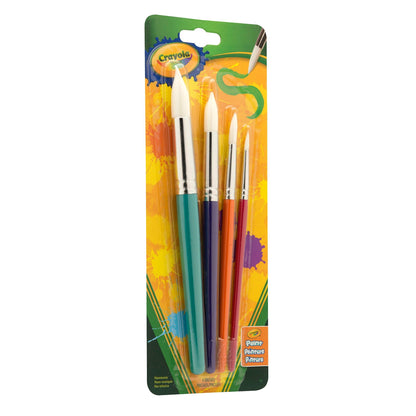 Round Brush Set, 4 Per Pack, 4 Packs - Loomini