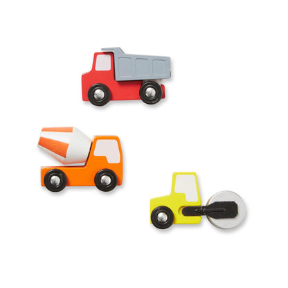 Round the Construction Zone Work Site Rug & Vehicle Set - Loomini