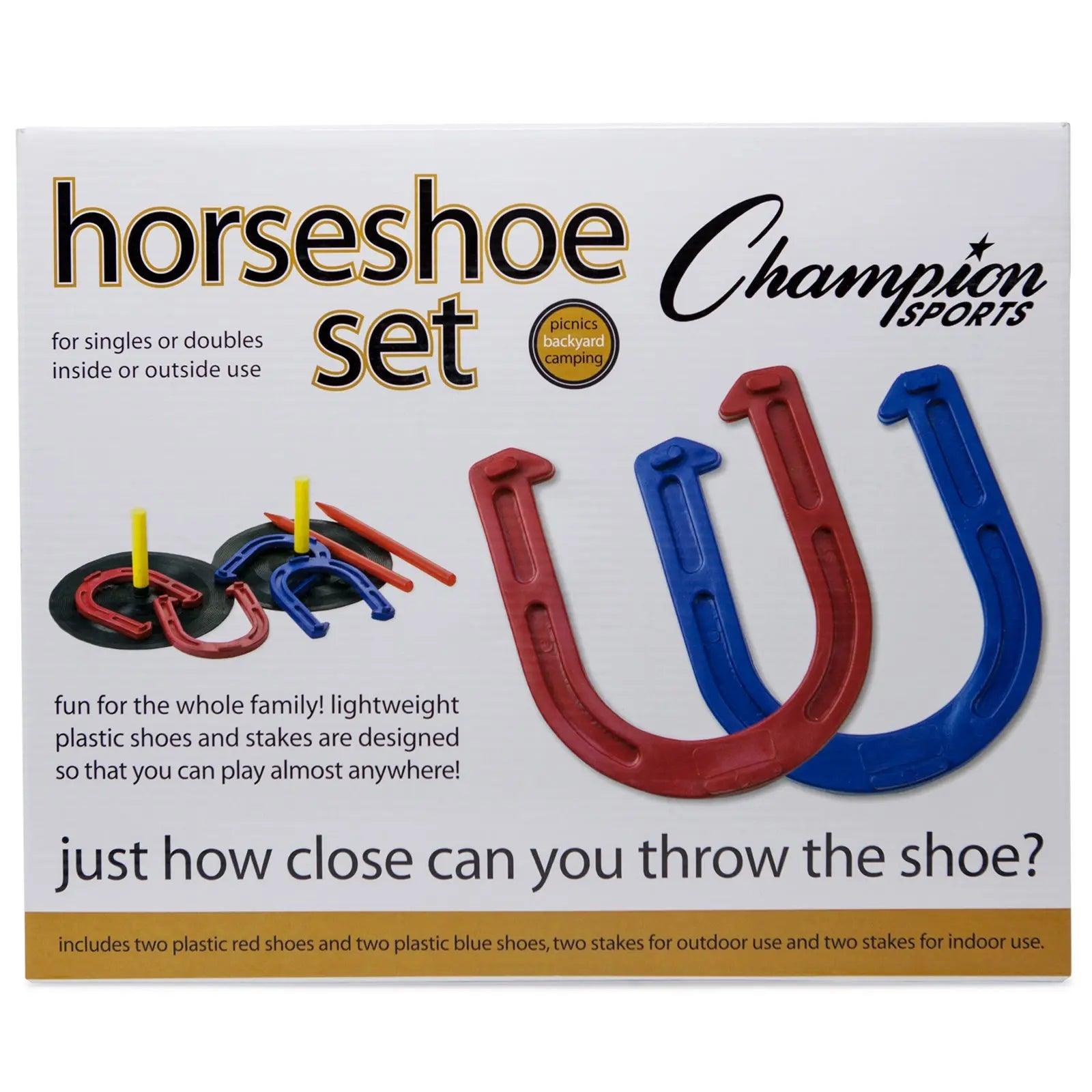 Rubber Horseshoe Set Champion Sports