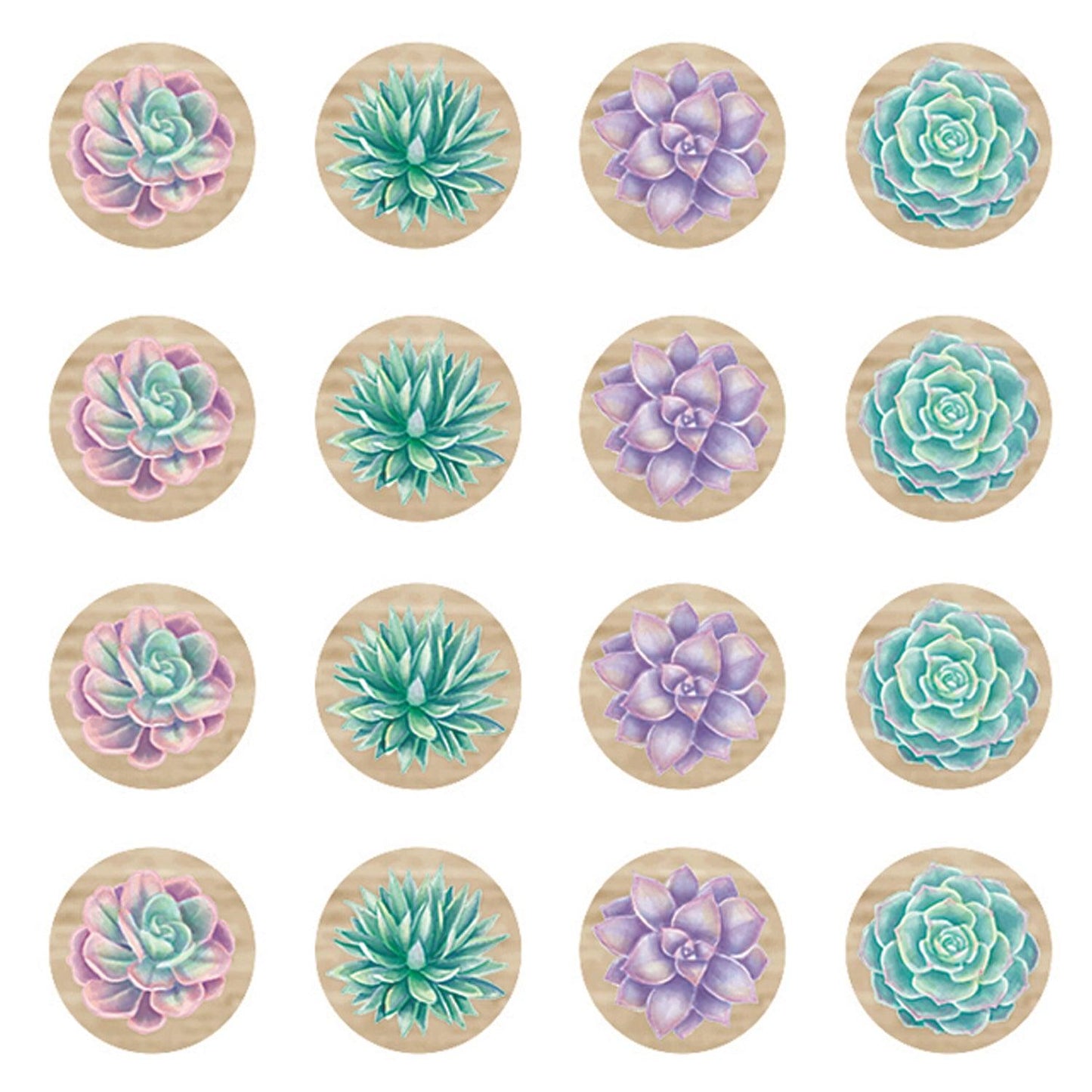 Rustic Bloom Mini Stickers, 378 Per Pack, 12 Packs - Loomini