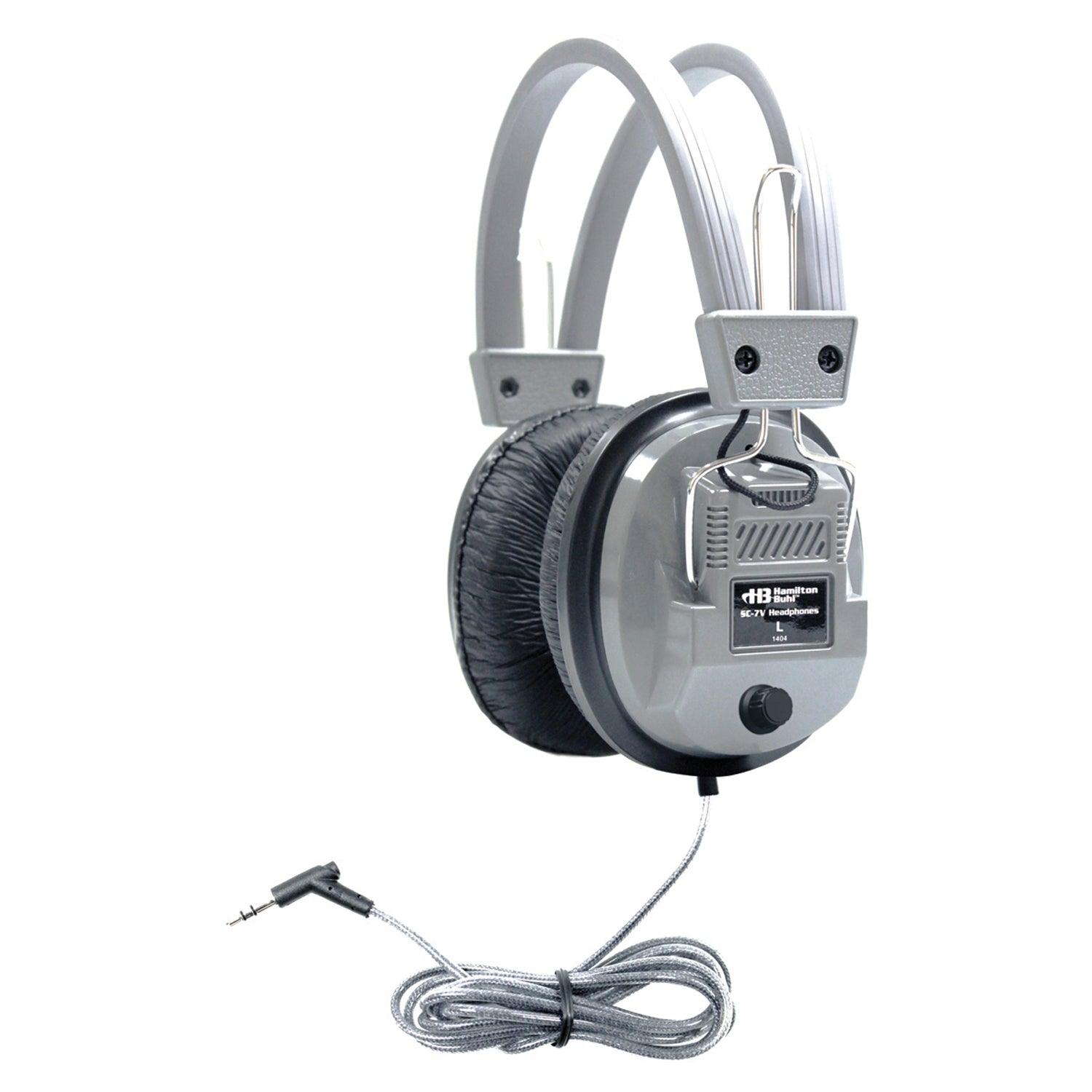Sack-O-Phones, 5 SC7V Deluxe Headphones with Volume Control in a Carry Bag - Loomini