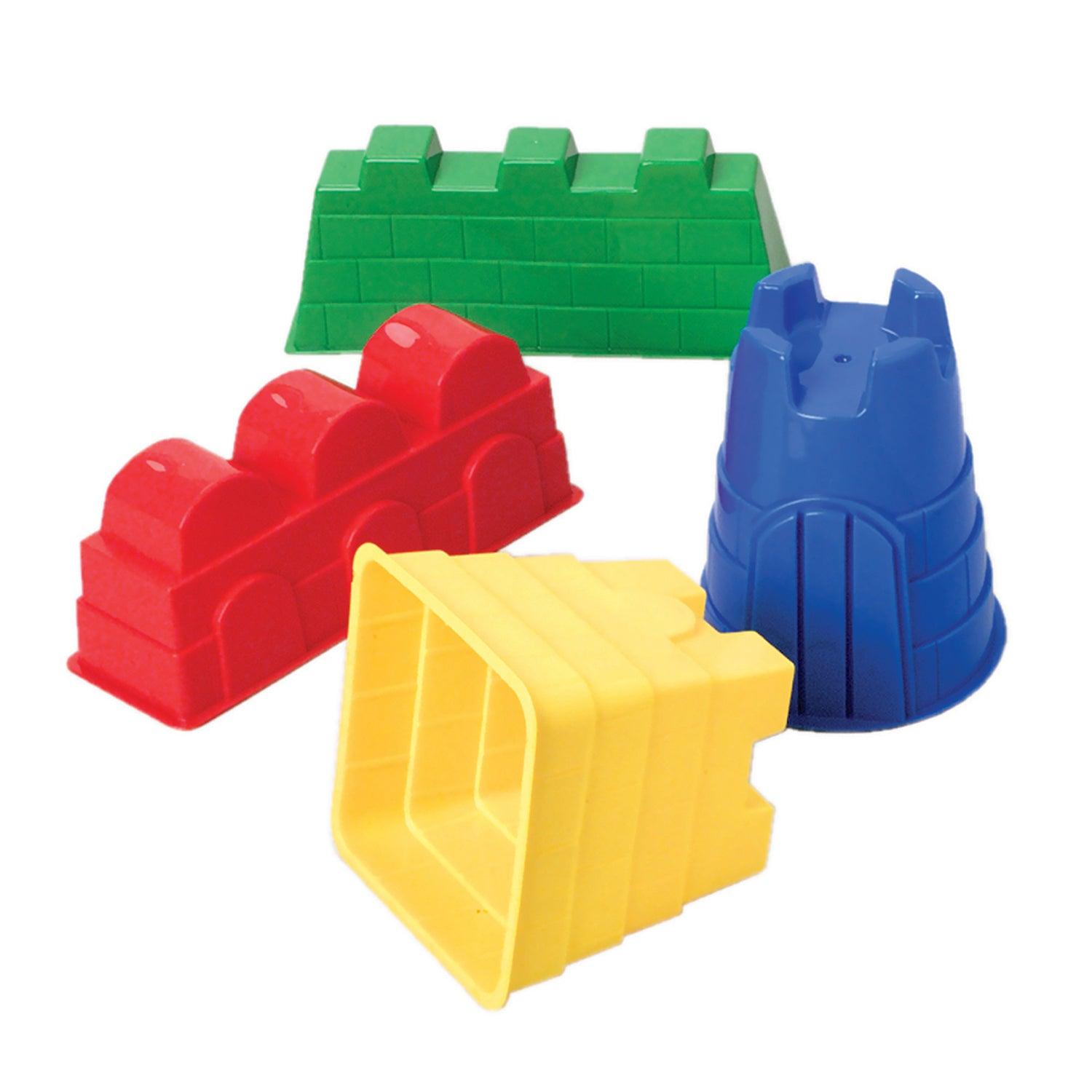 Sand Castle Mold Set, 4 Pieces Per Set, 2 Sets - Loomini