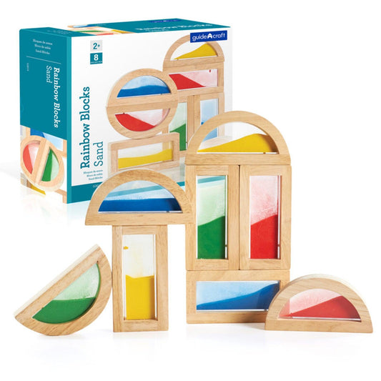 Sand Rainbow Blocks, 8 Pieces - Loomini