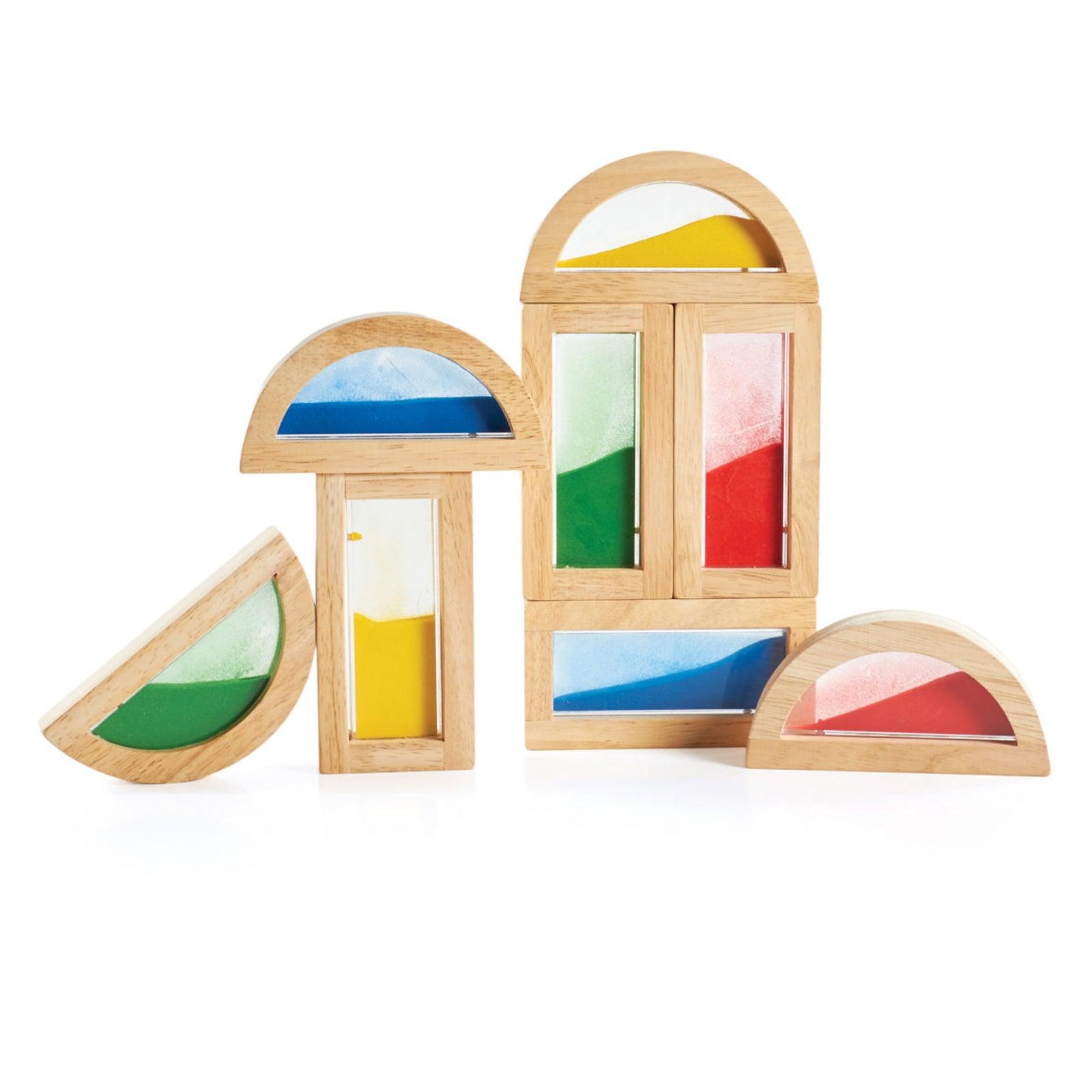 Sand Rainbow Blocks, 8 Pieces - Loomini