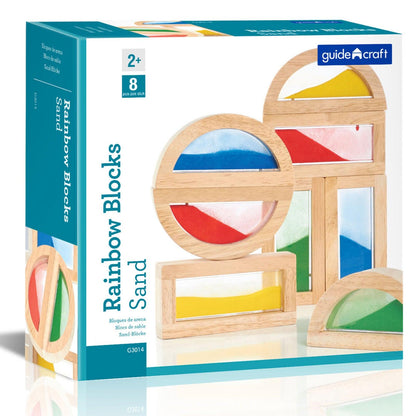 Sand Rainbow Blocks, 8 Pieces - Loomini