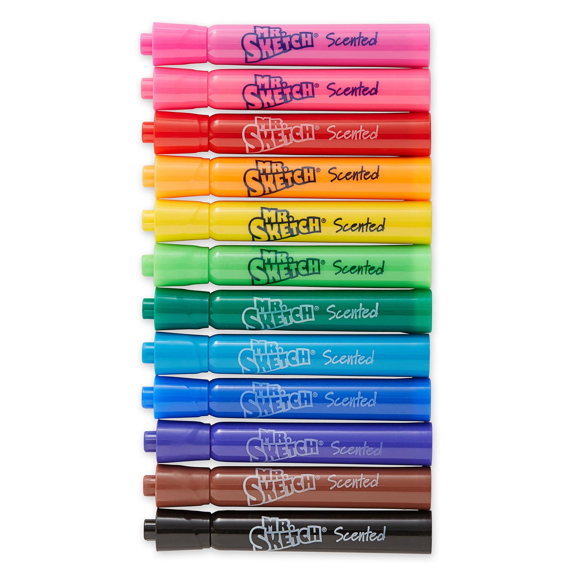 Scented Chisel Tip Markers, 12 Colors, 192 Count - Loomini