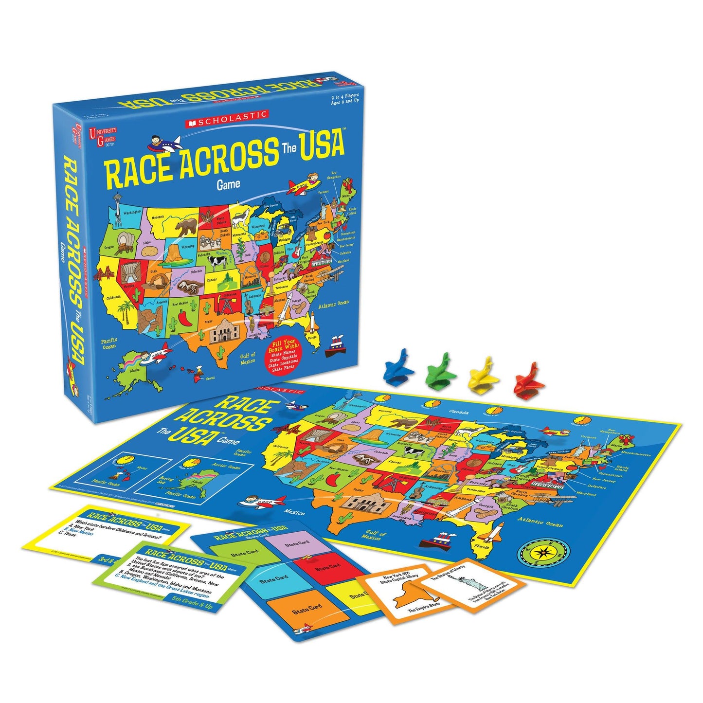 Scholastic® Race Across the USA™ Game - Loomini