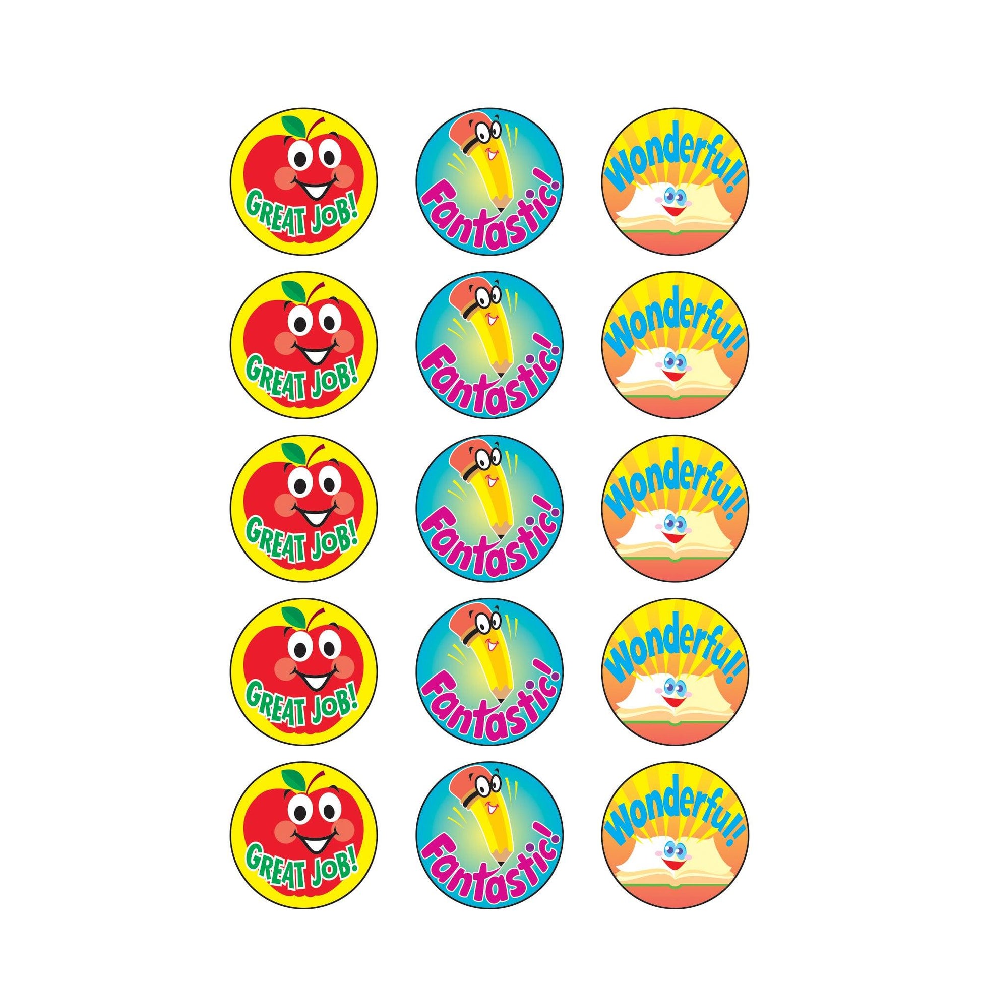 School Time/Apple Stinky Stickers®, 60 Per Pack, 6 Packs - Loomini