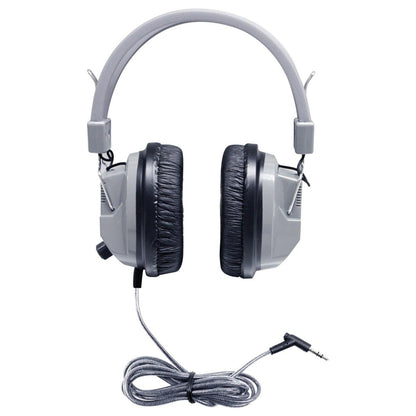 SchoolMate Deluxe Stereo Headphone with 3.5 mm Plug and Volume Control - Loomini