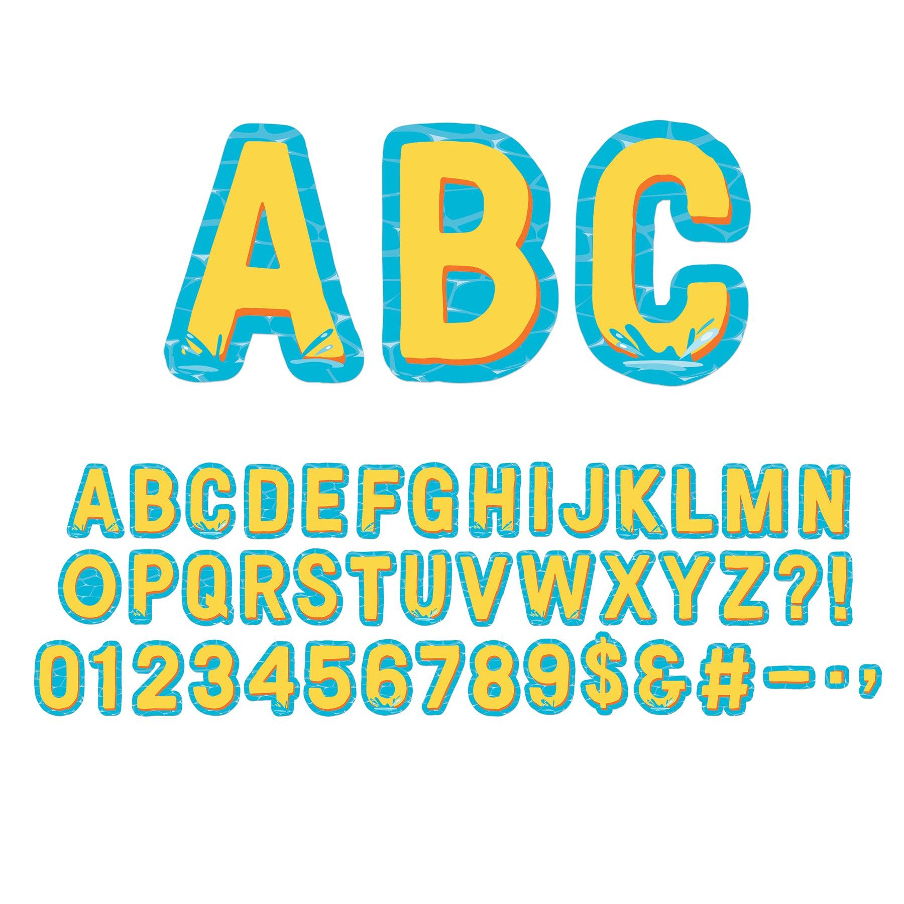 Seas the Day Deco Letters, 182 Per Pack, 3 Packs - Loomini