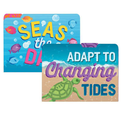 Seas the Day File Folders, 4 Per Pack, 6 Packs - Loomini